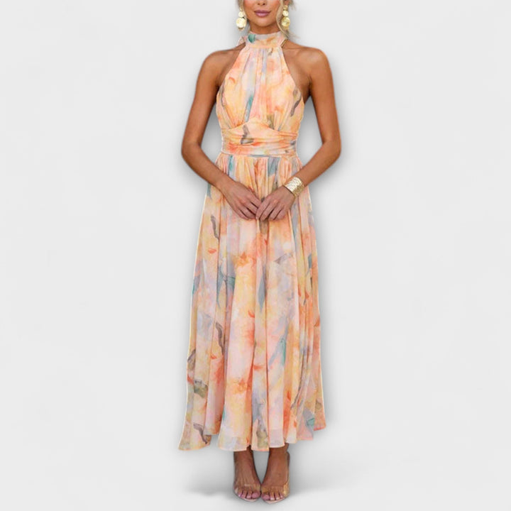 Vjera – Elegantna maxi haljina s otvorenim leđima