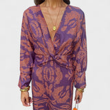 Vesna - Midi haljina s V-izrezom