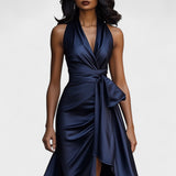 Ema - Satenska svečana haljina s volanima