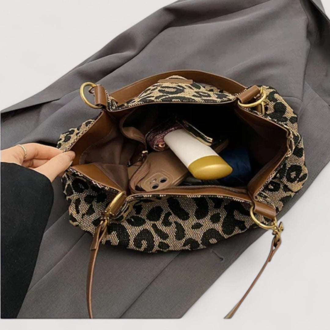 Anouk - Elegancka torba w cętki Leopard