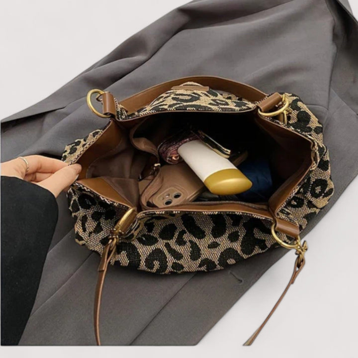 Anouk - Elegancka torba w cętki Leopard