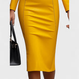 Lada - Uska haljina od umjetne kože