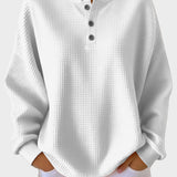 Anne - Henley majica od waffle pletiva