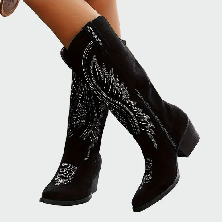 Marta - Vezeni western čizme za elegantan izgled