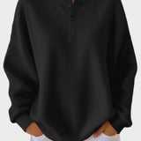 Anne - Henley majica od waffle pletiva