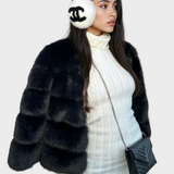 Amira -  Elegantna jakna od umjetnog krzna