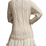 Nika - Kratka pletena haljina