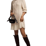 Nika - Kratka pletena haljina