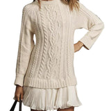 Nika - Kratka pletena haljina