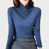 Beverley - Asimetrična majica s dugim rukavima