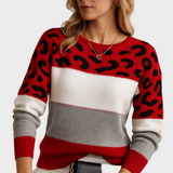 Romanka - Džemper Leopard Elegancija