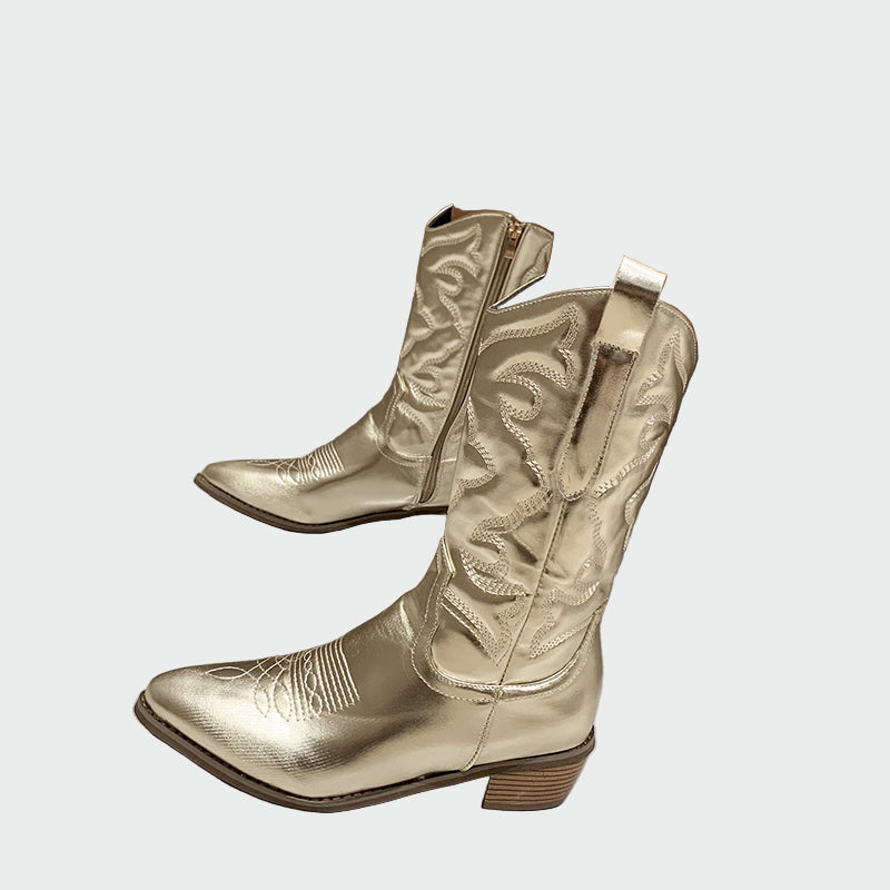 Cvijeta - Metalne cowboy čizme za jedinstveni stil