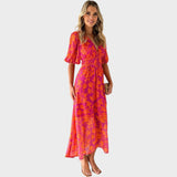 Ranka - Cvjetna midi haljina