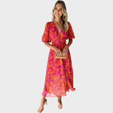 Ranka - Cvjetna midi haljina