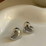 Eva - Široki naušnici u obliku srca