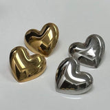 Eva - Široki naušnici u obliku srca