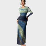 Antonija - Duga haljina s dugim rukavima