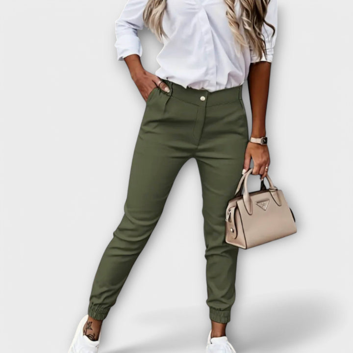 Teresa – Udobne i Moderne Slim Fit Casual Hlače