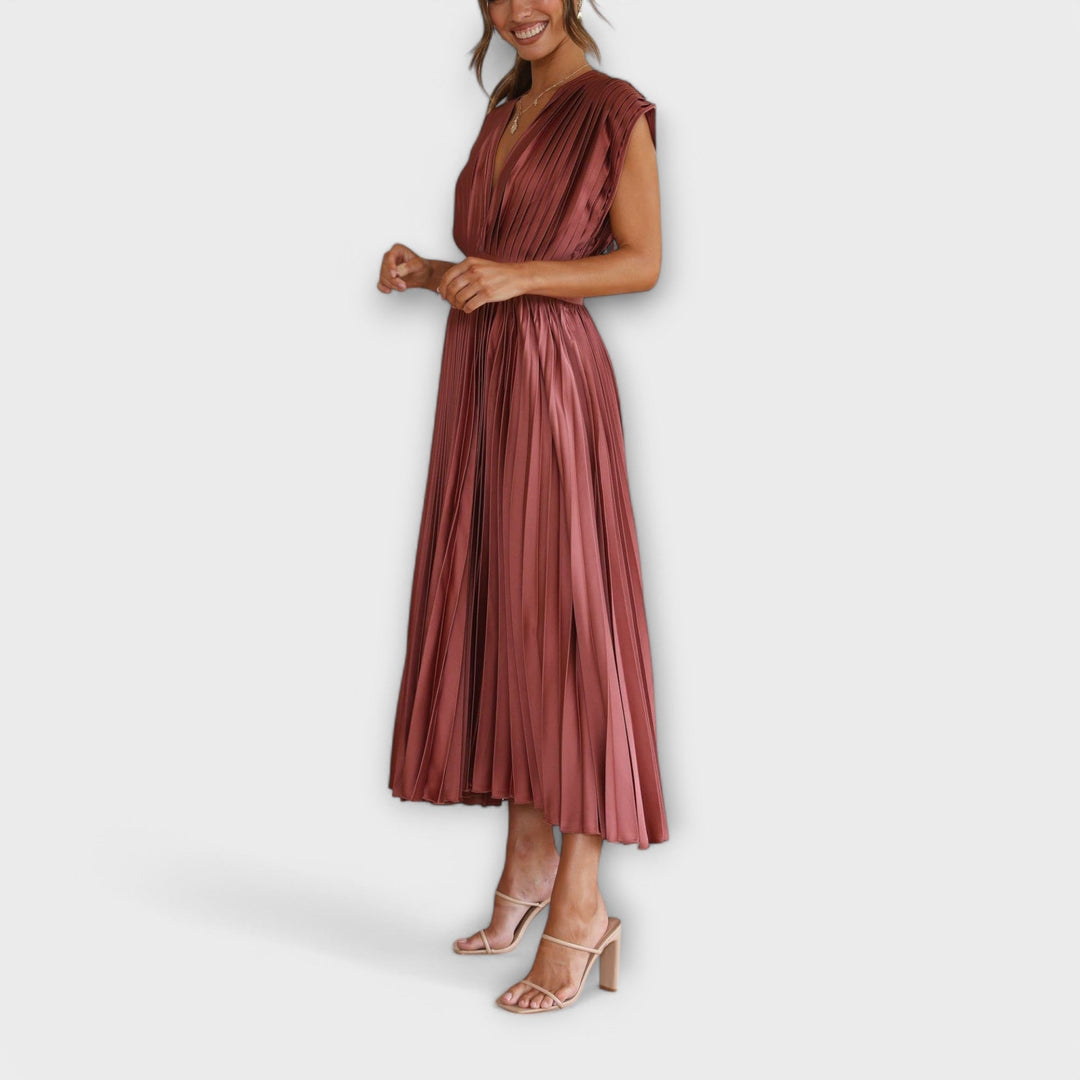 Maria – Plisirana ženska haljina za posebne događaj