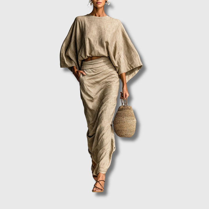 Tena – Elegantni Set s Dugom Suknjom