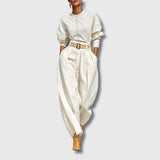 Alena – Klasična košulja trendi široke hlače