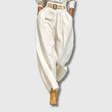 Alena – Klasična košulja trendi široke hlače