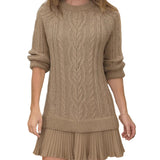 Nika - Kratka pletena haljina