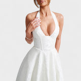 Julieta – Midi haljina s halter izrezom