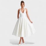 Julieta – Midi haljina s halter izrezom