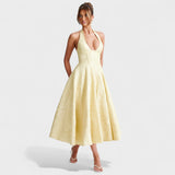 Julieta – Midi haljina s halter izrezom