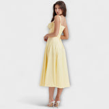 Zipporas – Šarmantna bustier haljina s cvjetnim uzorkom