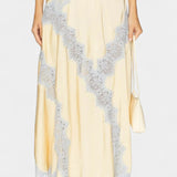 Danica Satenski Set s Majicom i Midi Suknjom