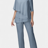 Lana Dvije Dijela s Ženskom Siluetom bez Napora