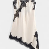 Katarina Mini Haljina s Naramenicama i Čipkom