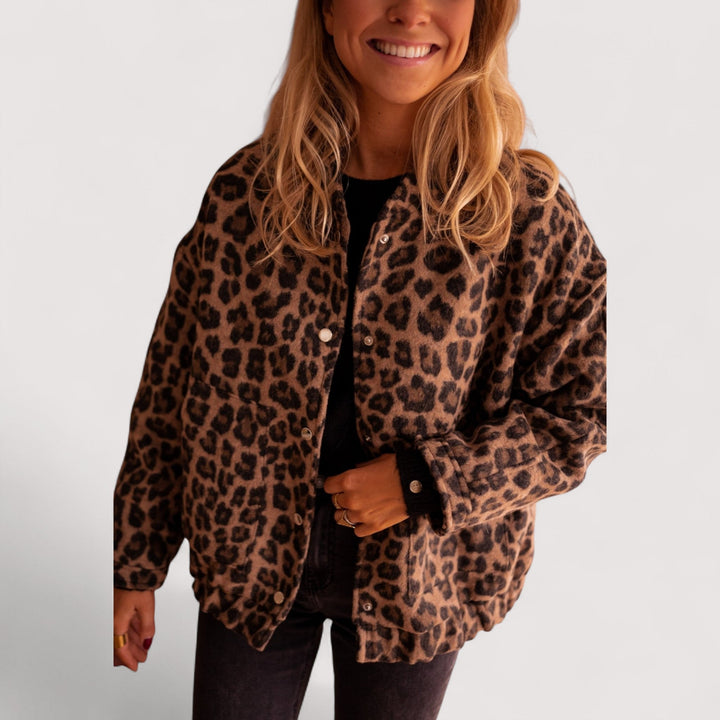 Paulina - Trendi jakna s leopard uzorkom