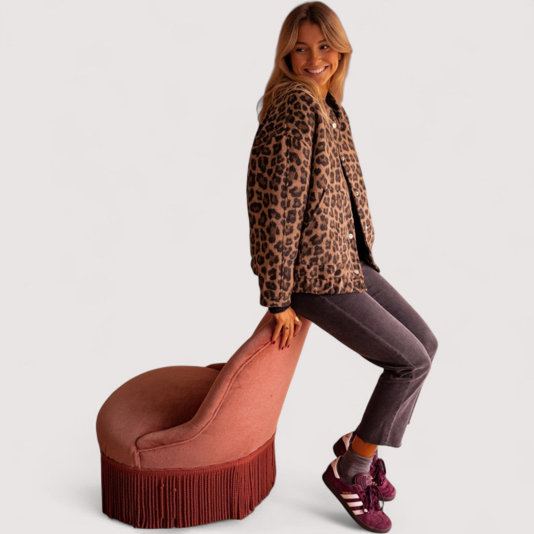 Paulina - Trendi jakna s leopard uzorkom