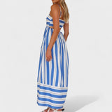 Isabel - Duga haljina s prugama