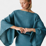 Filipa - Haljina Kimono od Lina i Pamuka s Pojasom