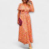 Elsie – Klasična haljina s elegantnim V-izrezom