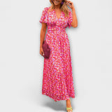 Elsie – Klasična haljina s elegantnim V-izrezom