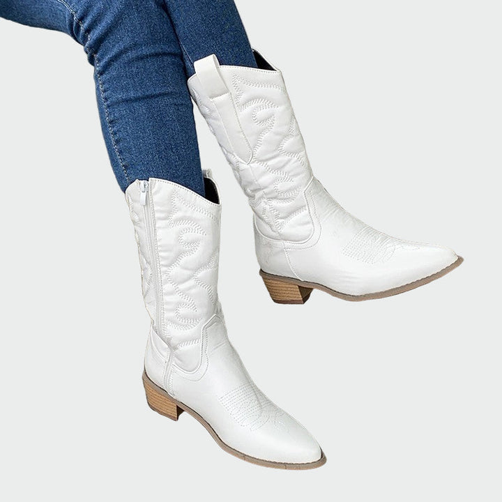 Cvijeta - Metalne cowboy čizme za jedinstveni stil